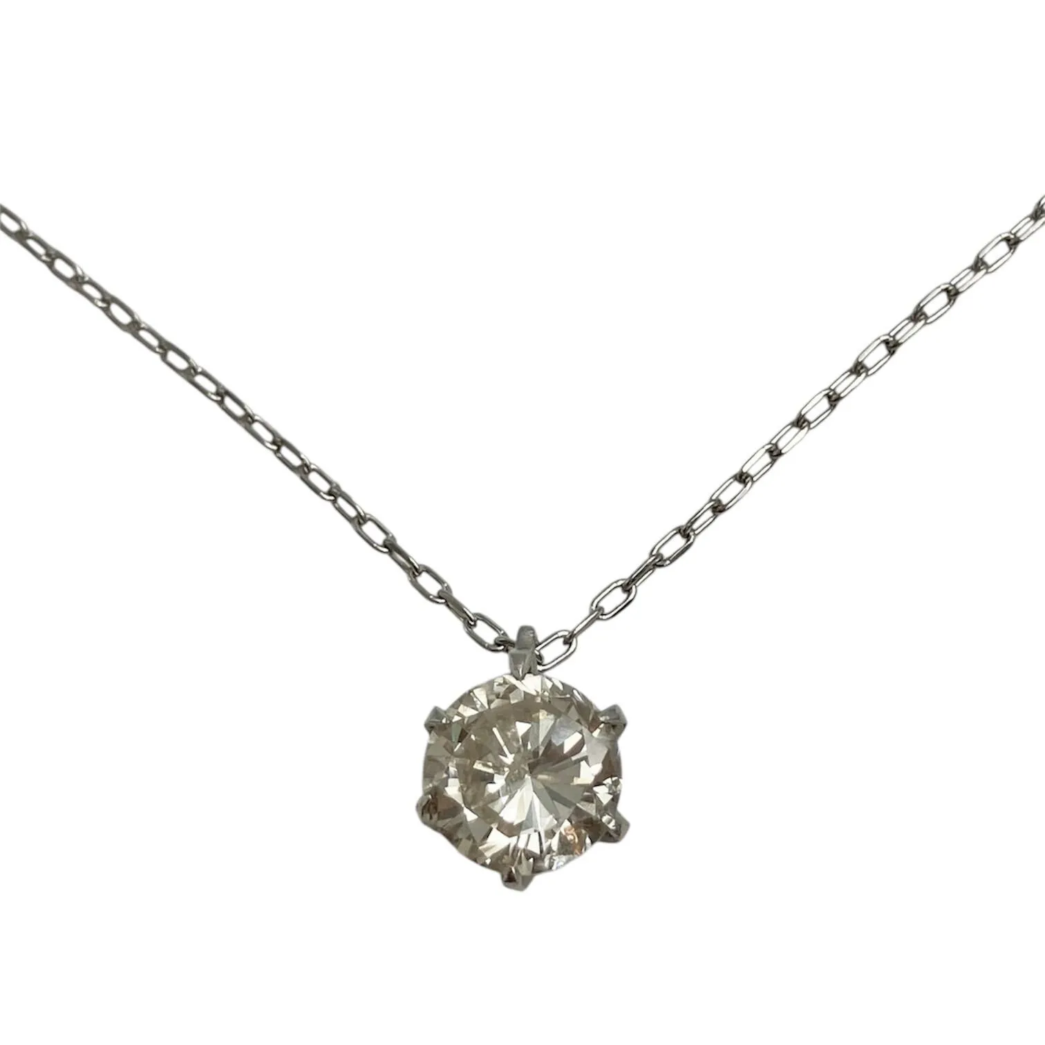 Pt850 ダイヤD1.059ct ネックレス